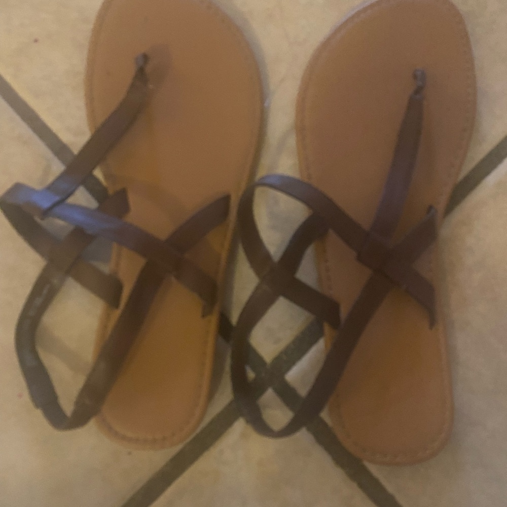 Brown sandals